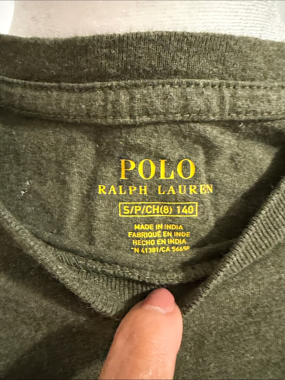 Polo by Ralph Lauren kids 2-puece Long-Sleeve Crewneck and V-Neck tee shirt - Picture 4 of 8